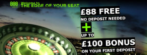 888 Casino: £88 Bonus No Deposit Required 1