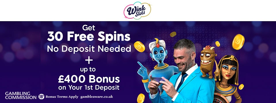 Wink slots promo code 30 free spins free