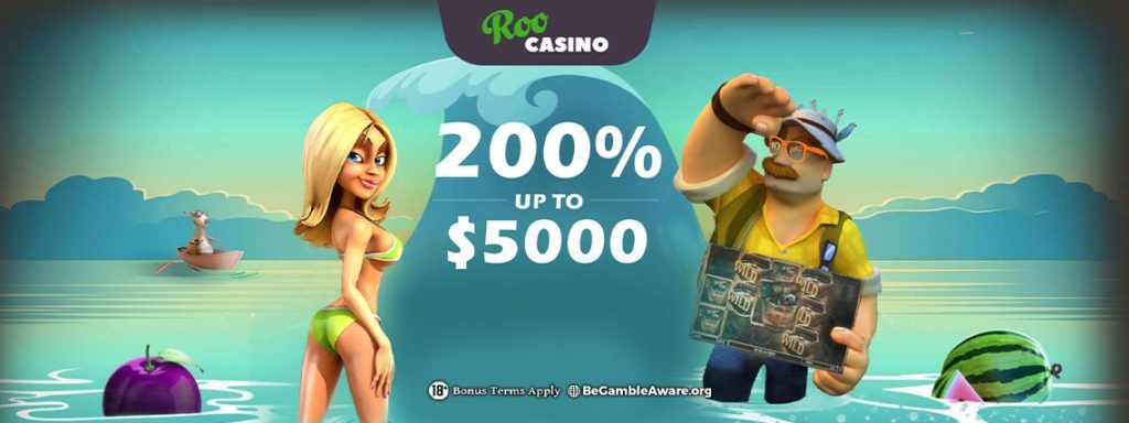 Roo Casino: 200% up to $5000 First-Deposit Bonus 1