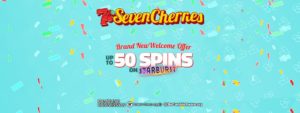 Seven Cherries Casino: Up to 50 Bonus Spins on Starburst 3
