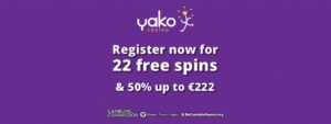 Yako Casino: Sign up for 22 No Deposit Starburst Spins. 2