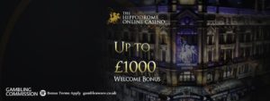 Hippodrome Casino: Up to £1000 Deposit Match Bonus 2