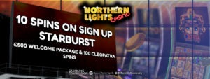 Northern Lights Casino: 10 No Deposit Spins Welcome Offer! 2