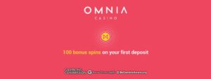 Omnia Casino: Get 100 Bonus Spins on your first deposit! 4