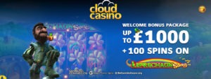 Cloud Casino: Up to £1000 Welcome Bonus and 100 Spins! 2