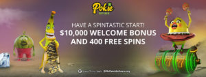 Pokie Spins: $10,000 Bonus Package PLUS 400 Bonus Spins! 1