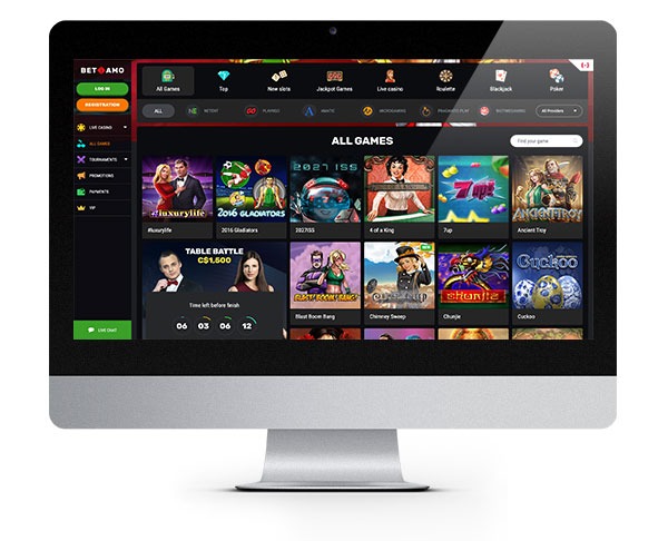 Betamo Casino desktop