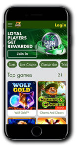 7Reels Casino on mobile