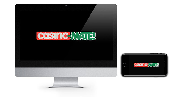Casino Mate Logo on screen