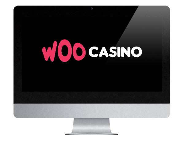 woo casino logo on screen
