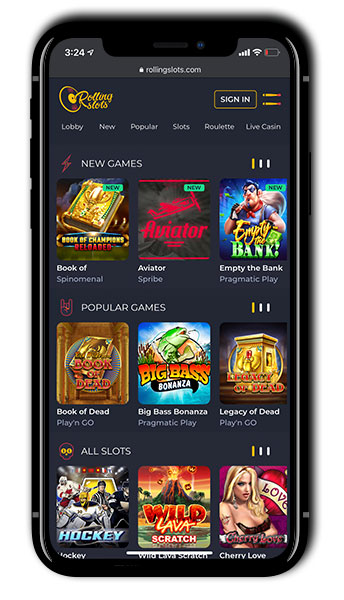 rolling slots no deposit bonus