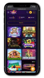 iWild Casino mobile games