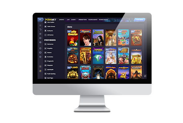 PowBet Casino Desktop