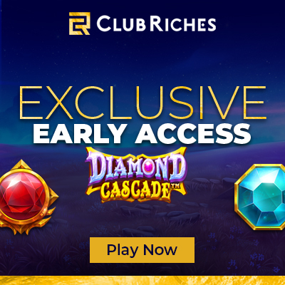Club Riches Casino 20 Free Spins No Deposit Diamond Cascade