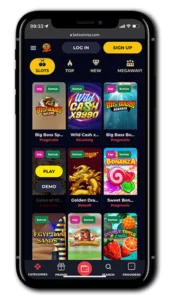 Betsomnia Casino mobile