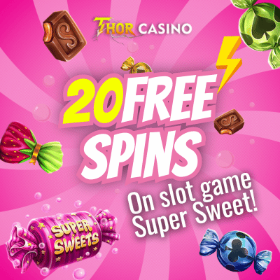 Thor Casino 20 No Deposit No Wager Free Spins Super Sweet