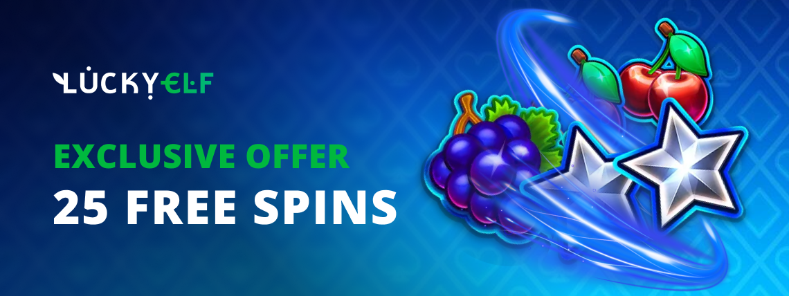 Lucky Elf Casino 25 Free Spins No Deposit Bonus